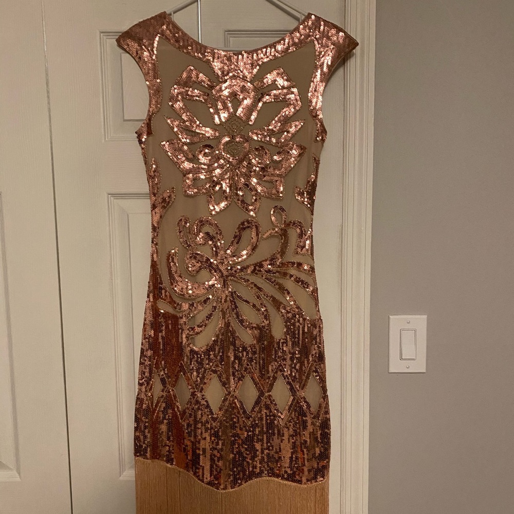 Unique vintage gatsby inspired dress - Picture 3 of 7